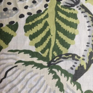 Mitford Designer Pillow Cover in Colorway Green and White – Evia Mae ...