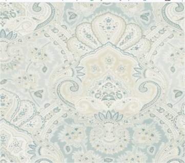 Echocyprus Paisley Pillow Cover in Vapor Blue - Image 5