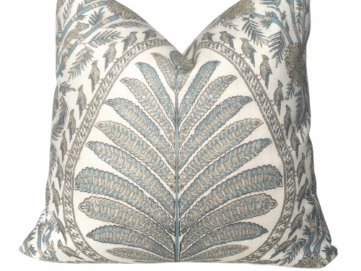 Palampore Pillow Cover Robin's Egg